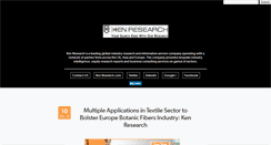 Desktop Screenshot of news.kenresearch.com