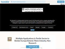 Tablet Screenshot of news.kenresearch.com