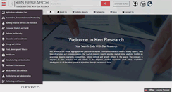 Desktop Screenshot of kenresearch.com